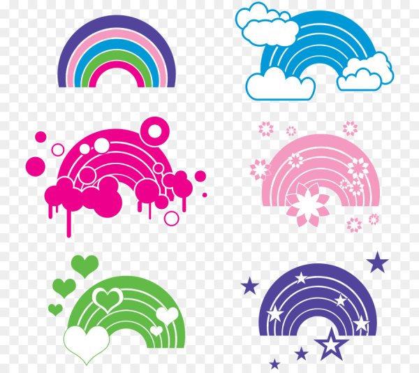 Стилизованные облака