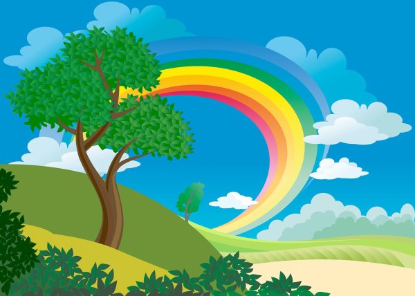 Радуга рисунок