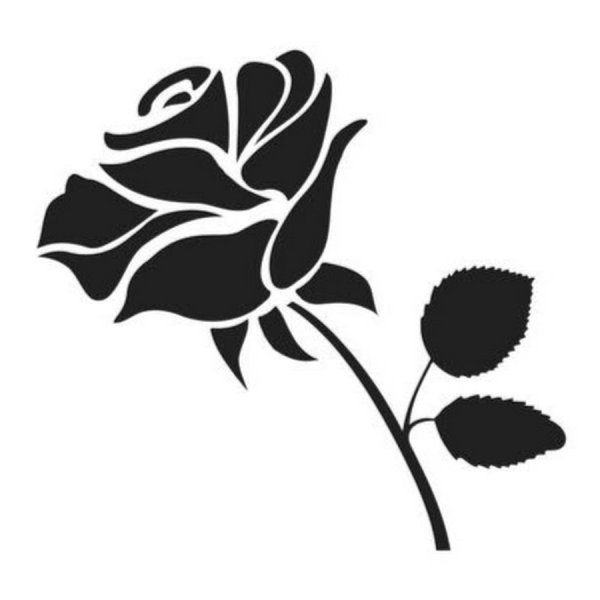 Бутон силуэт