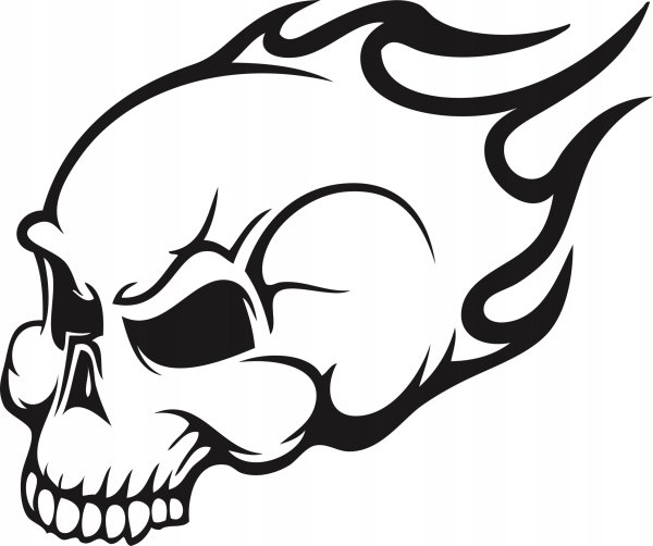 Череп эскиз легкий