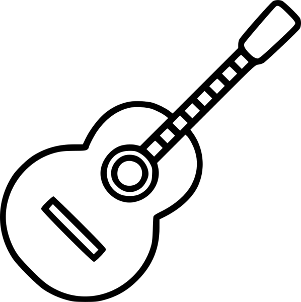 Гитара значок