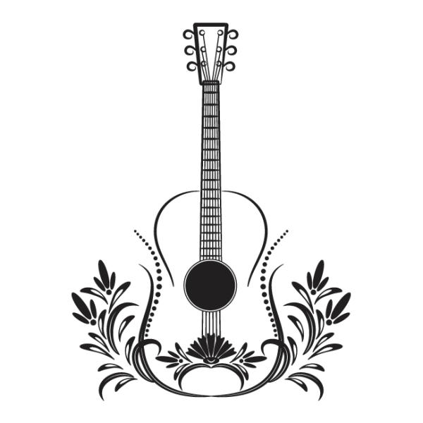 Графический рисунок гитары