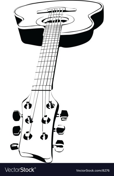 Гитара рисунок