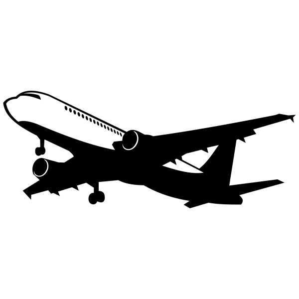 Силуэт самолета