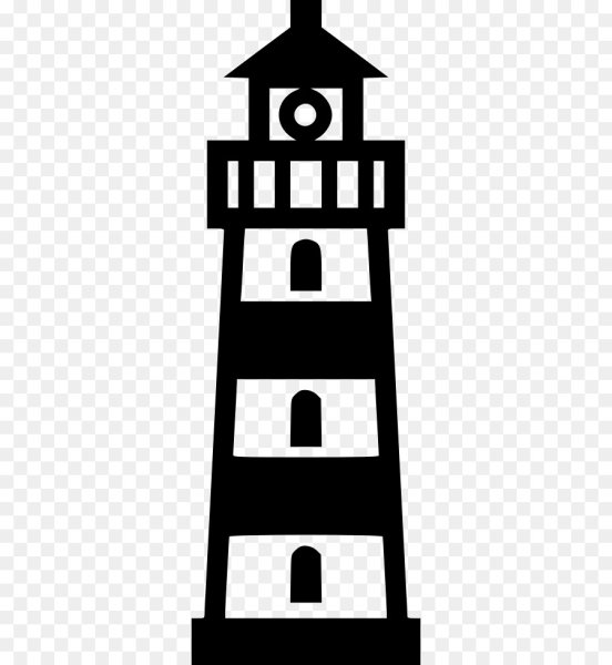 Маяк силуэт