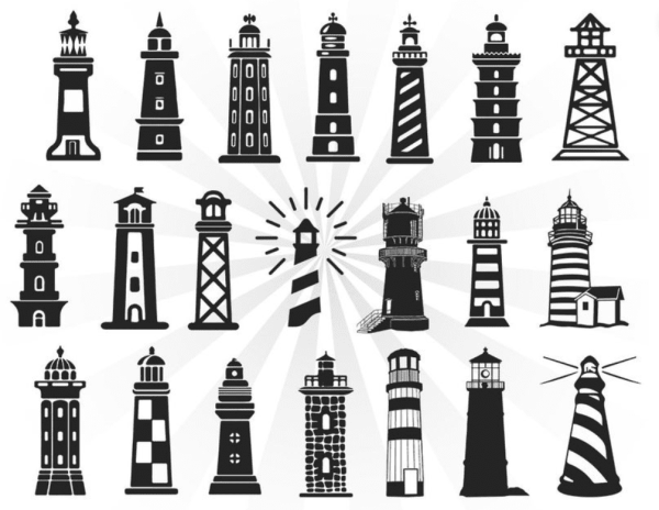 Маяк вектор