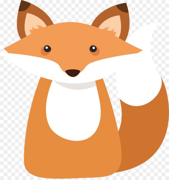 Лисенок рисунок