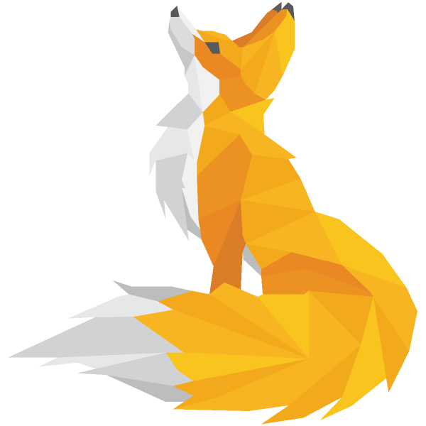 Наклейки лисы