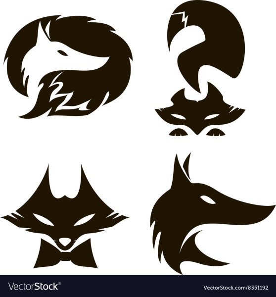 Силуэт лисы