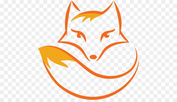 Силуэт морды лисы