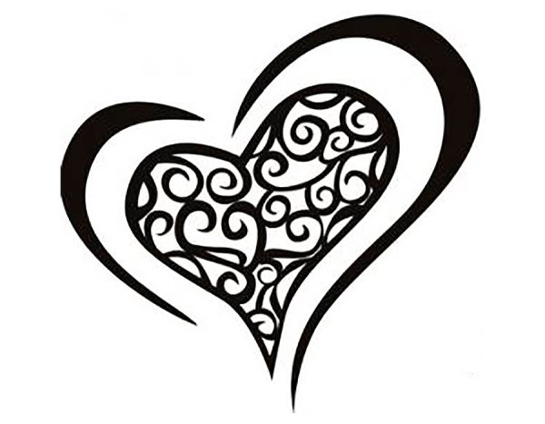 Сердце орнамент