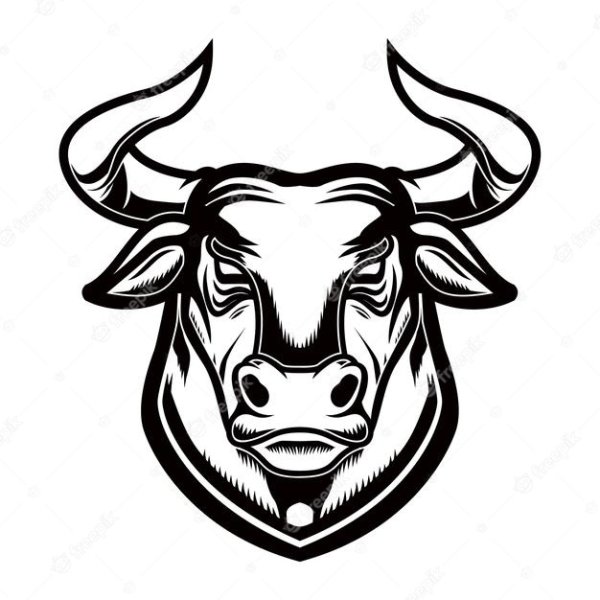 Тату тореадор с быком