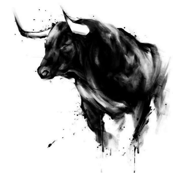 Бык контур