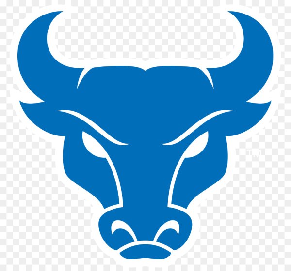 Силуэт головы быка