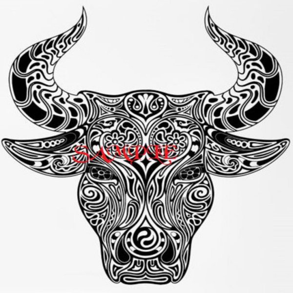 Силуэт быка