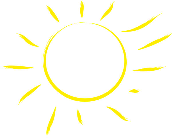 Солнце нарисованное