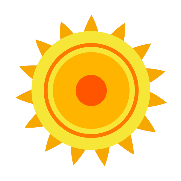 Солнце вектор