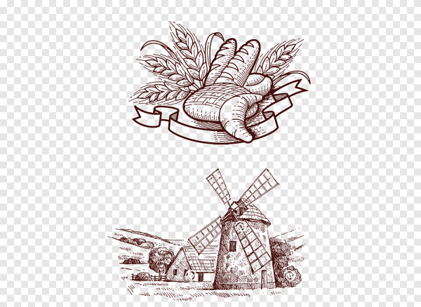 Мельница стилизация