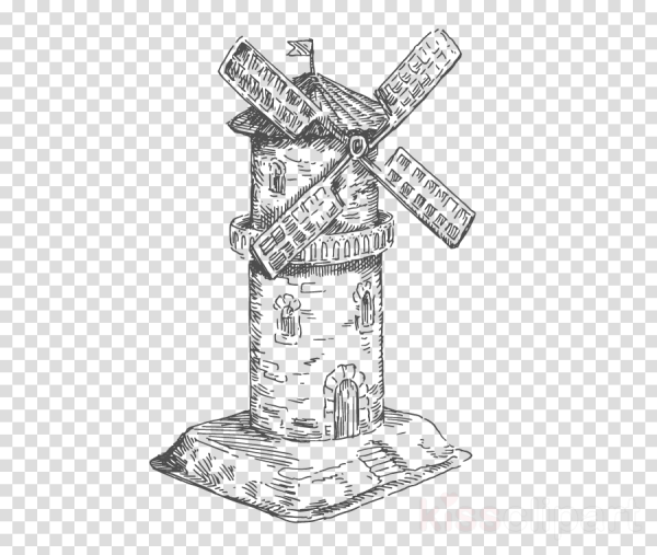 Мельница стилизованная