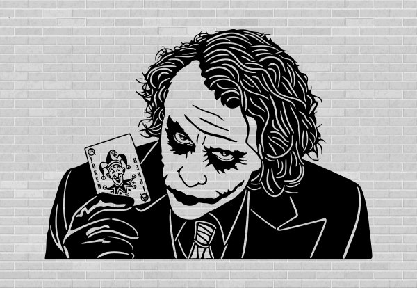 Наклейка на авто "Джокер"