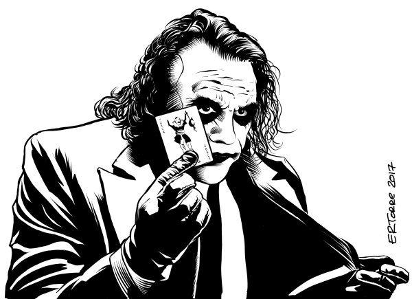 Джокер хит Леджер вектор