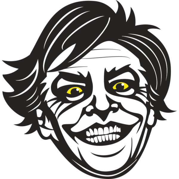 Наклейка на авто "Джокер"