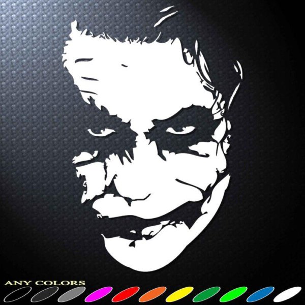 Наклейка на авто "Джокер"