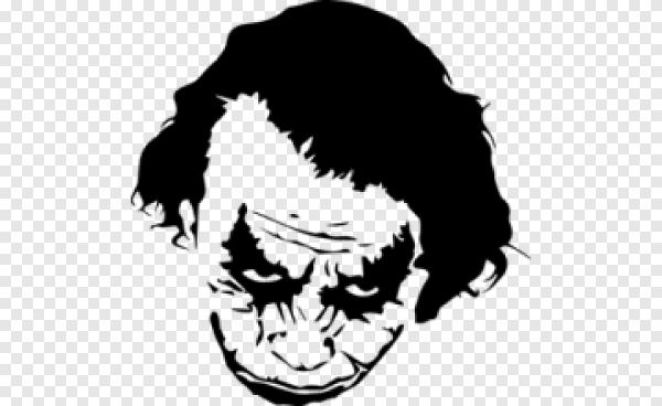 Трафарет Джокер для вырезания