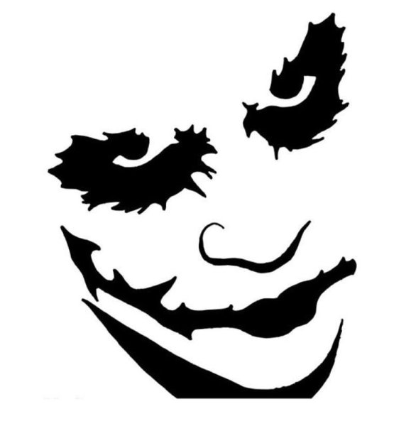 Джокер трафарет