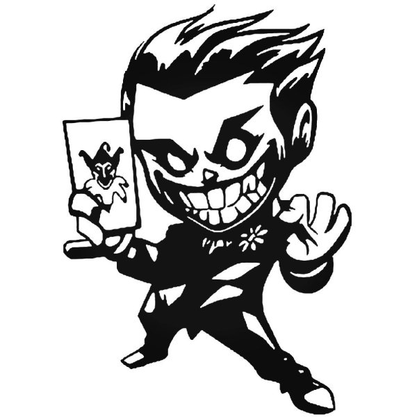 Джокер наклейка