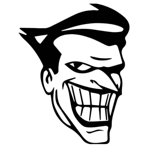 Джокер трафарет