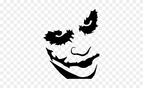 Трафарет Джокера лицо