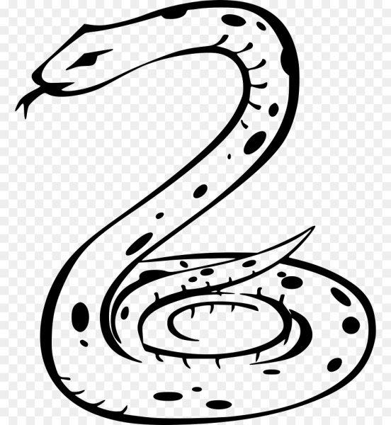 Змея контур