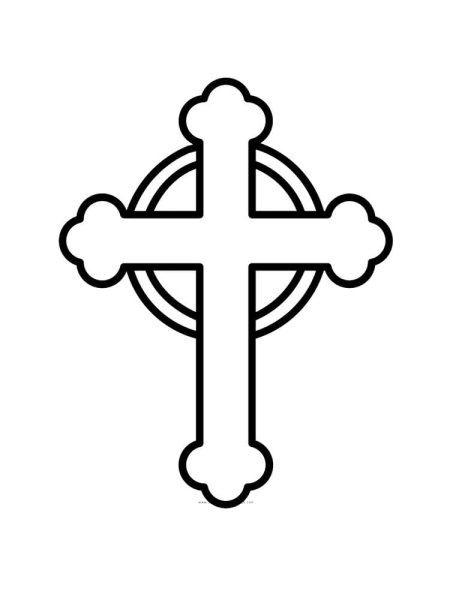 Православный крест вектор