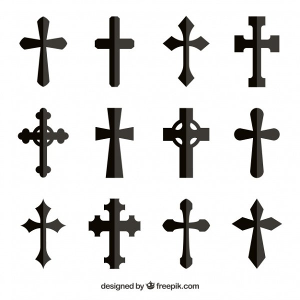 Крест вектор