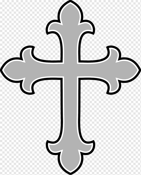 Крест трафарет