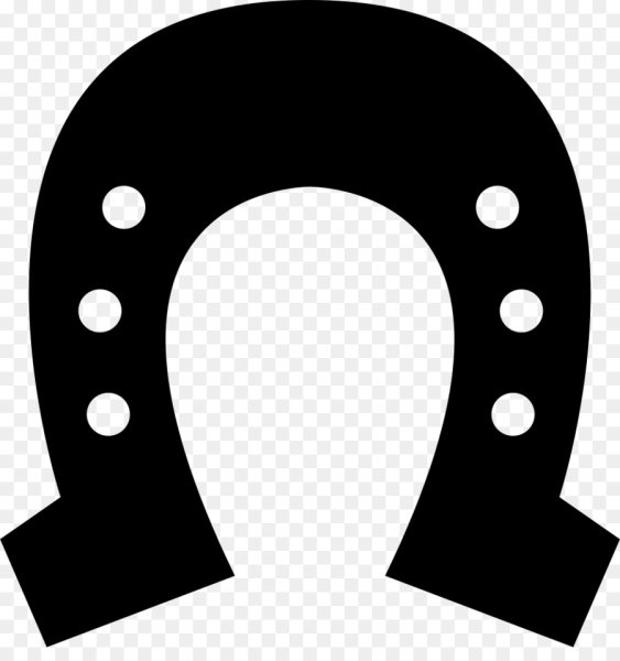 Подкова трафарет