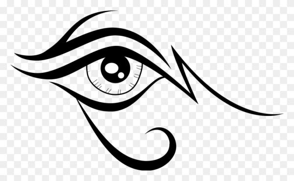 Глаз контур