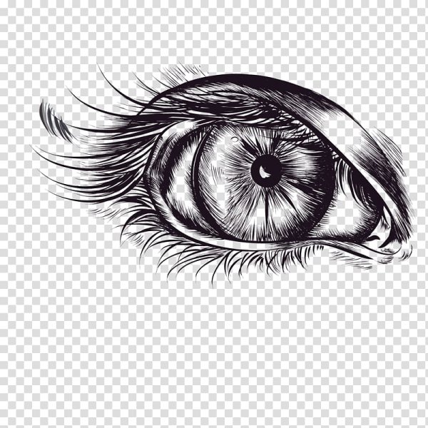 Глаза с узором