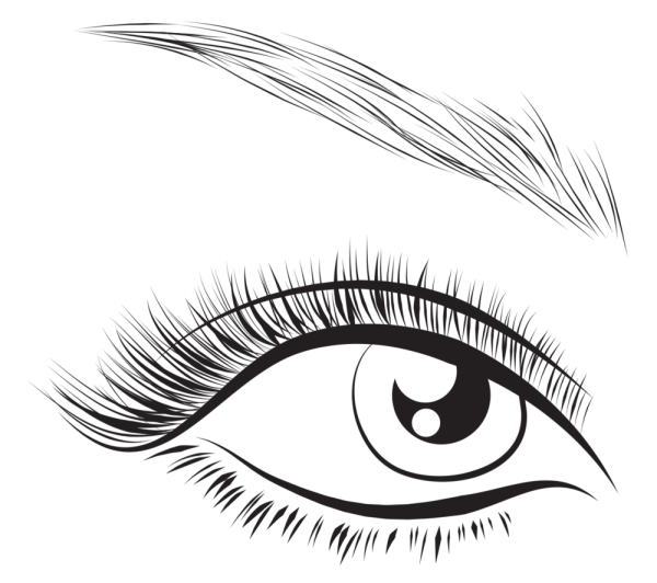 Ресницы эскиз