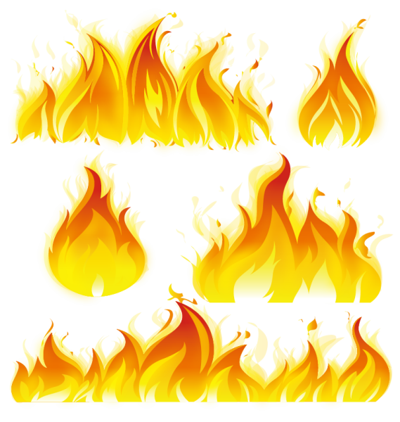 Векторное пламя