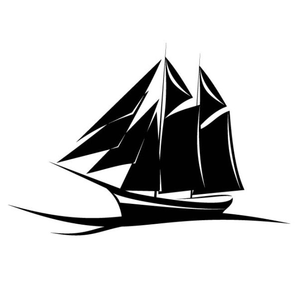 Силуэт корабля