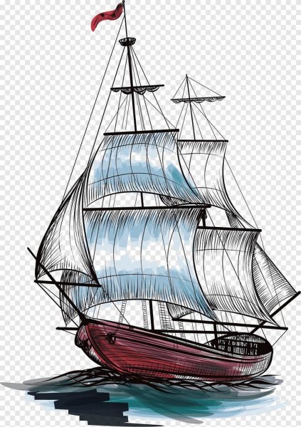 Стилизованный корабль