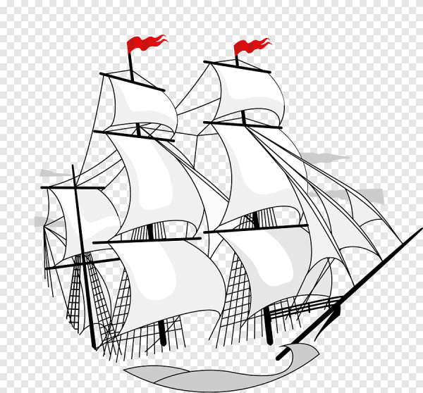 Корабль вектор