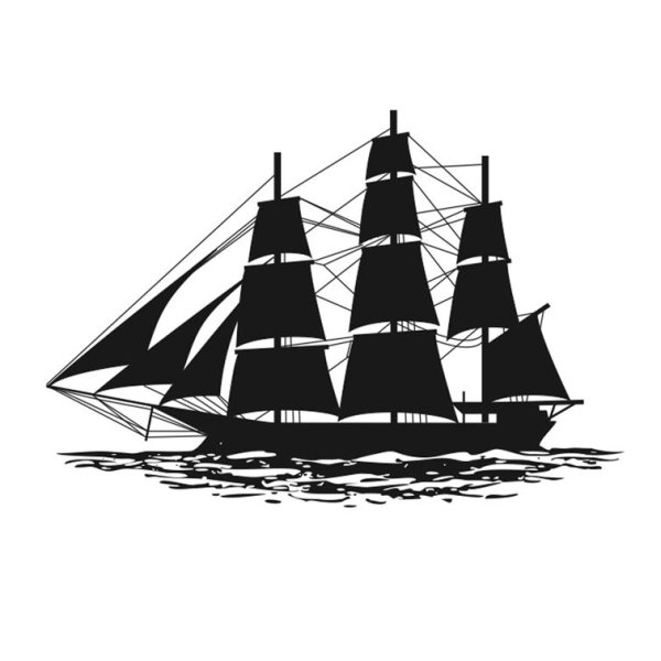 Силуэт корабля