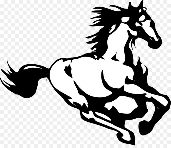 Конь векторное изображение