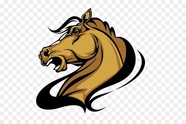 Логотип с изображением лошади