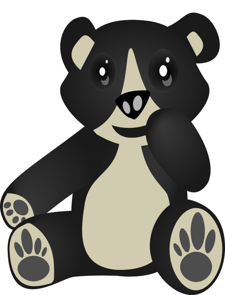 Милый медведь мультяшный