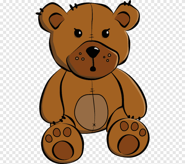 Мишка силуэт