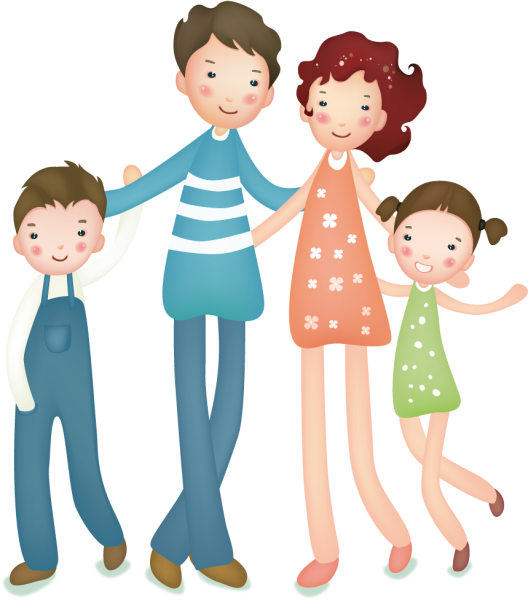 Семья мультяшная